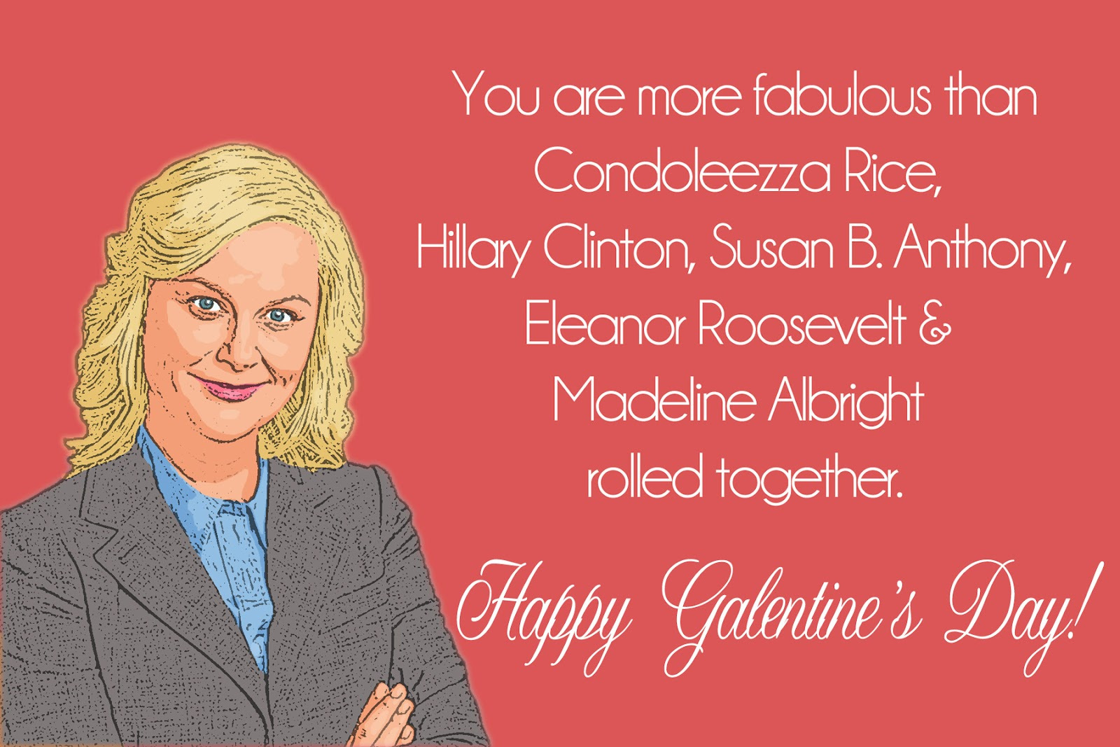 Galentine’s Day celebrating female friendships and political power they hold