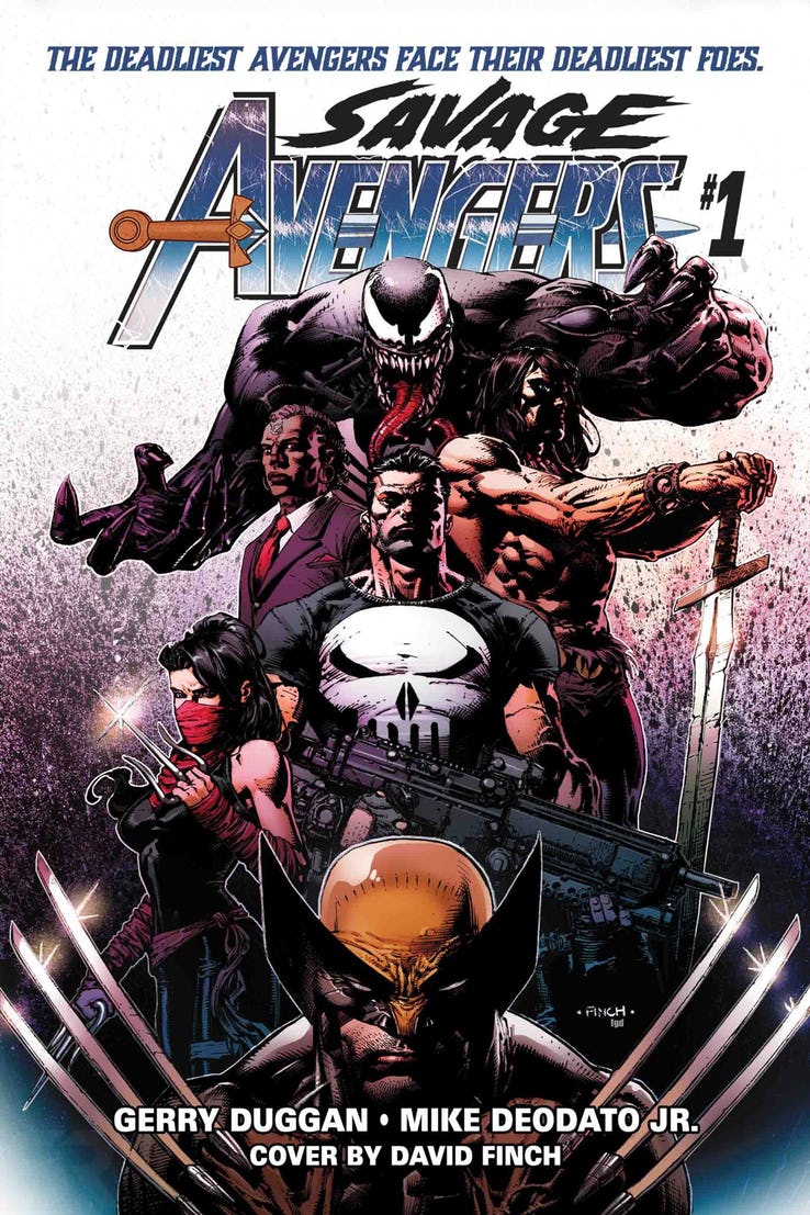 Savage Avengers Comic Cover Marvel Comics