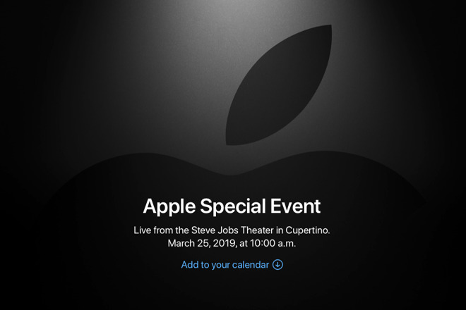 Apple Event invite