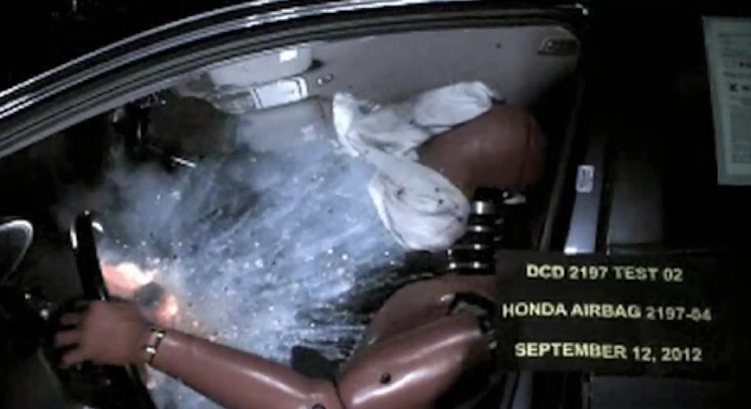 Honda Cars Exploding Airbags Recall