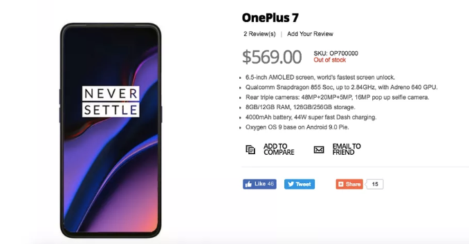 OnePlus 7 Price and Specs