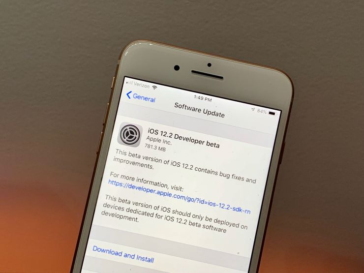 iOS 12.2 Update Release Date