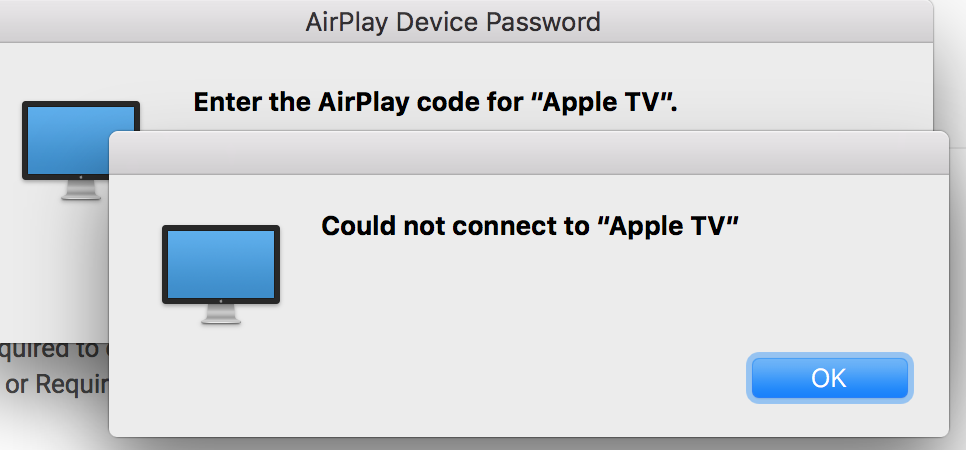 AirPlay error