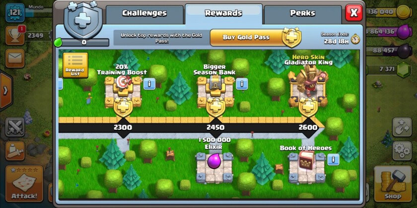 Clash of Clans Gold Pass Cost
