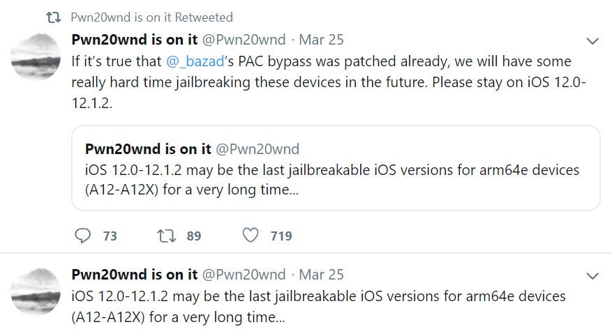 Experts are also unable to Jailbreak iOS 12.2