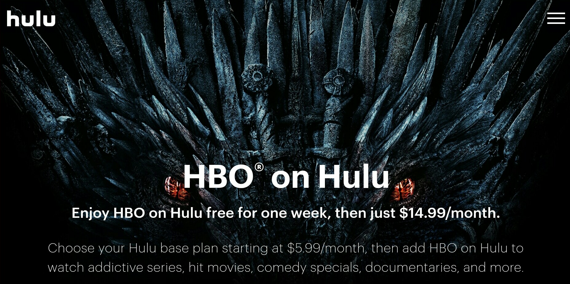 Game of Thrones Hulu