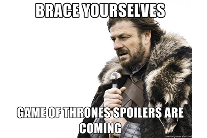 How to avoid Game of Thrones spoilers
