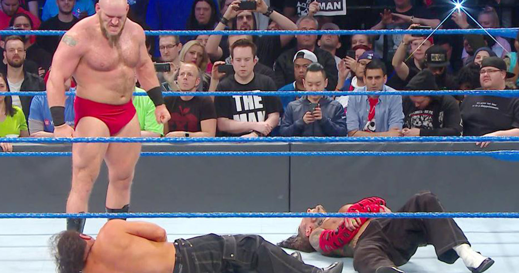 Hardy Boyz vs The Usos WWE SmackDown Tag Team Championship Lars Sullivan