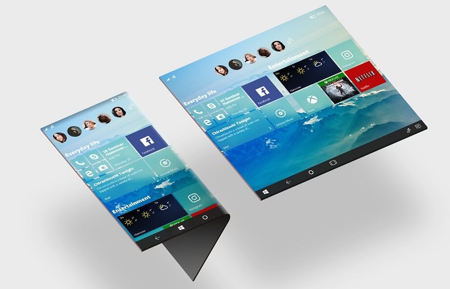 Microsoft Surface Phone Foldable Display