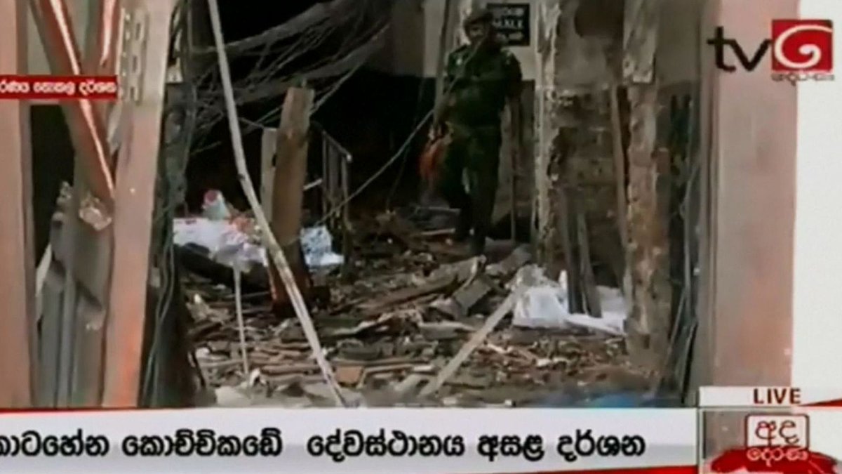 Sri lanka bomb blast easter church colombo