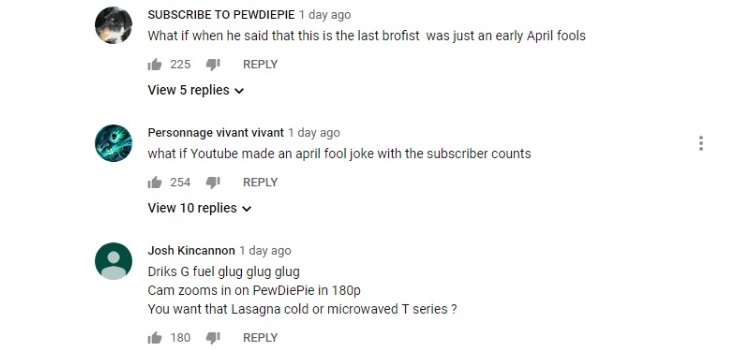 PewDiePie vs T-Series YouTube Subscriber 