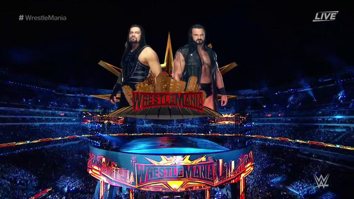 WWE WrestleMania 35 Results Roman Reigns