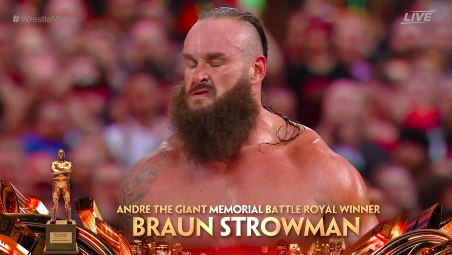 WWE WrestleMania 35 Results braun strowman