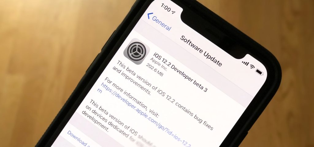 iOS 12.2 Update for iPhone, iPad and iPod