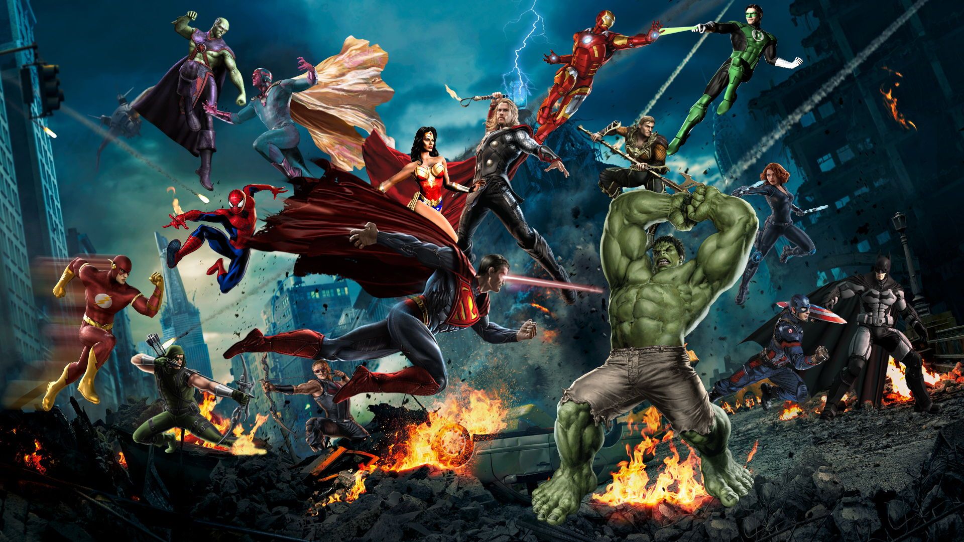 Avengers vs Justice League
