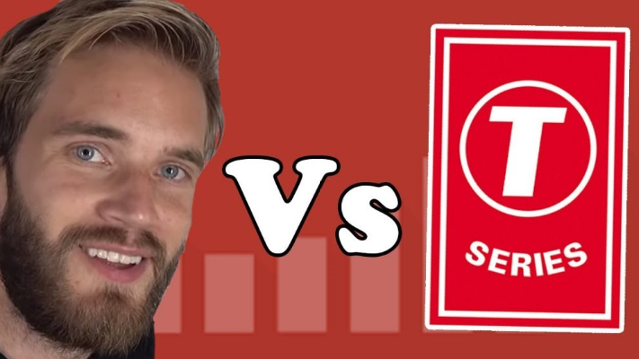 PewDiePie vs T-Series 100 million subs
