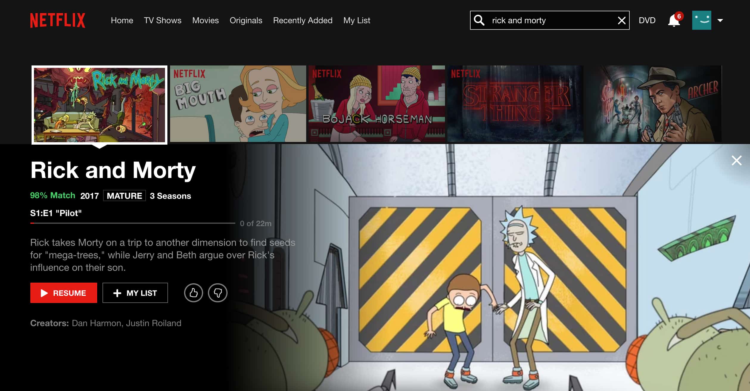 Rick and Morty Season 4 on Netflix
