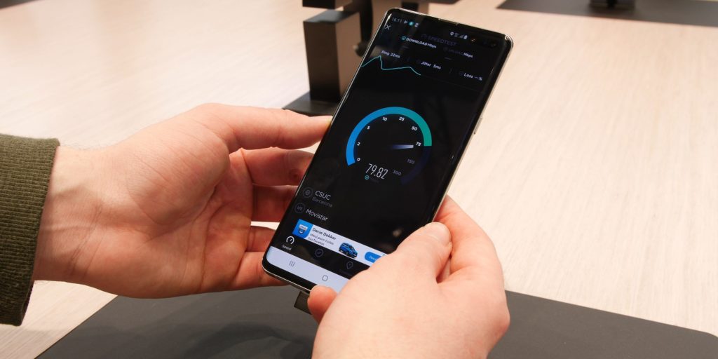 Samsung Galaxy S10 5G speed