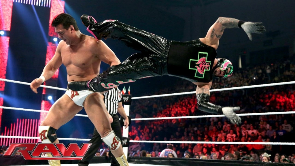 WWE Super ShowDown Mysterio Jr, McMahon, and Brock Lesnar