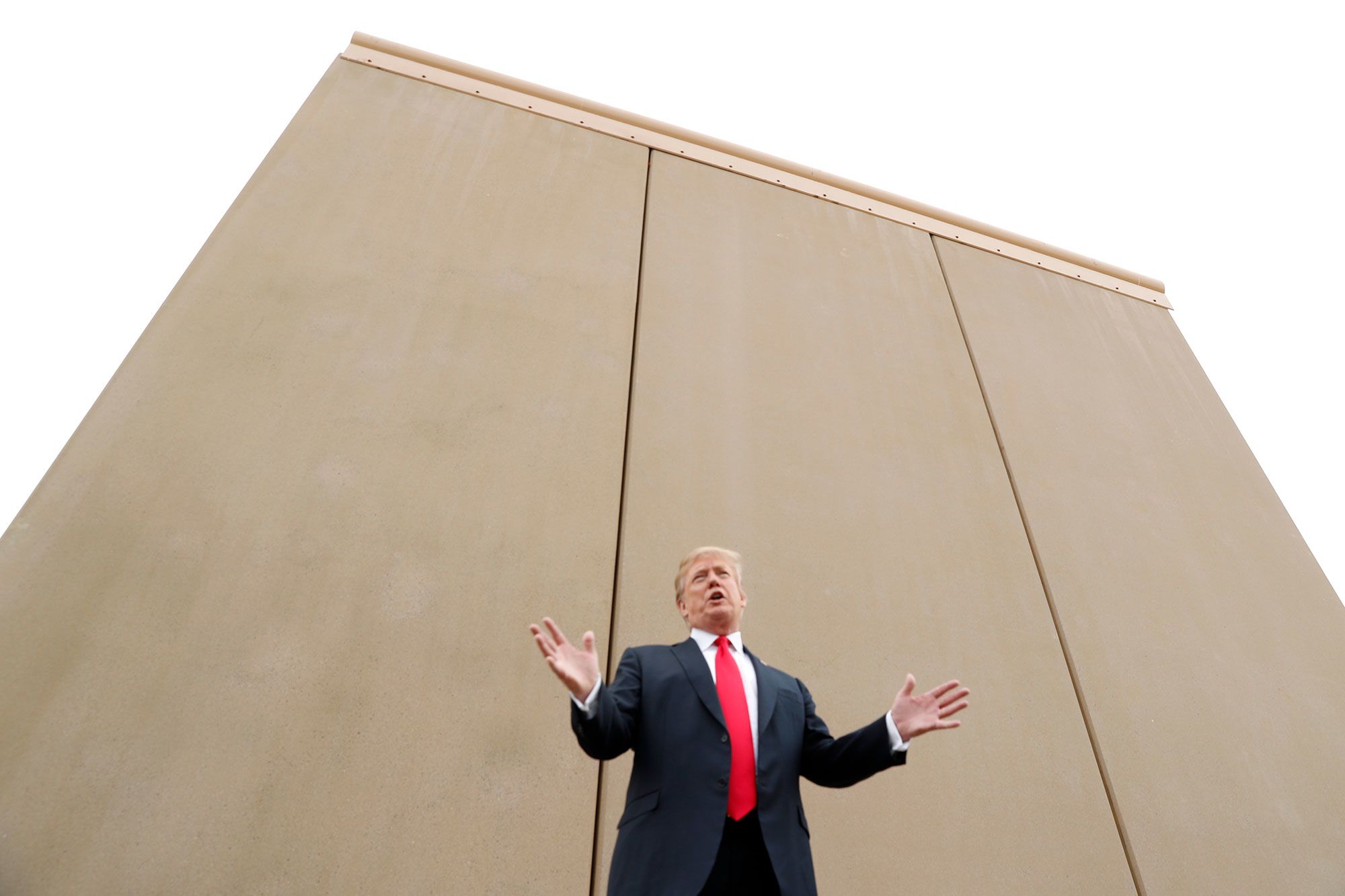 President Trump Wall tall cost