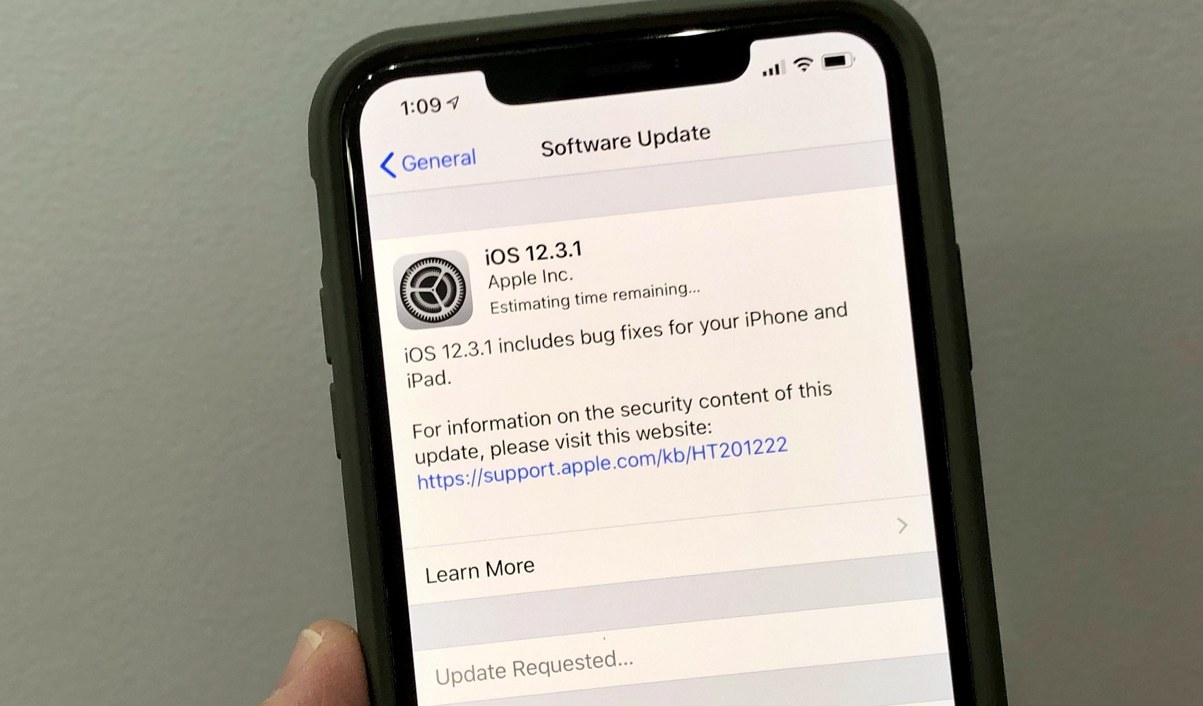 >Apple iOS 12.3.1 update Problems