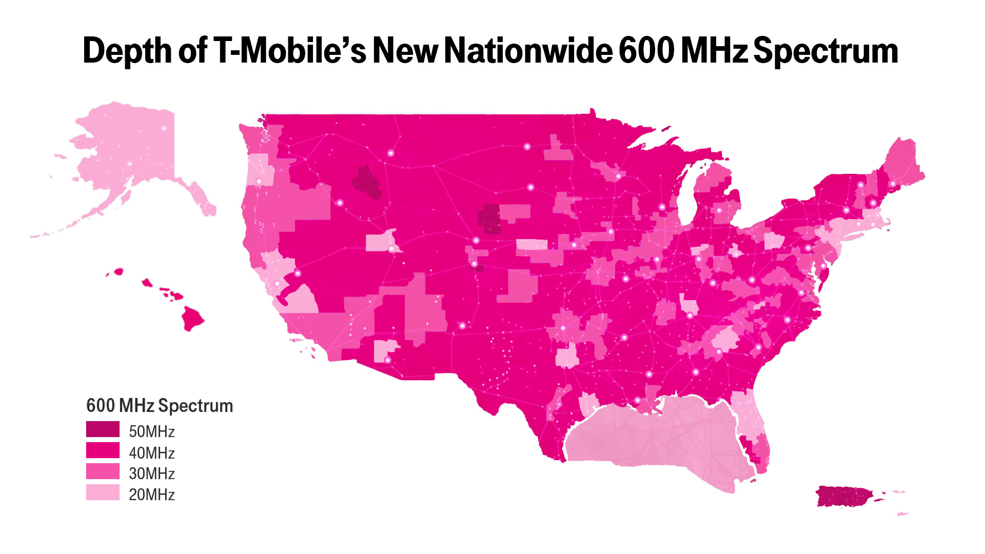 T-Mobile 5G covered area
