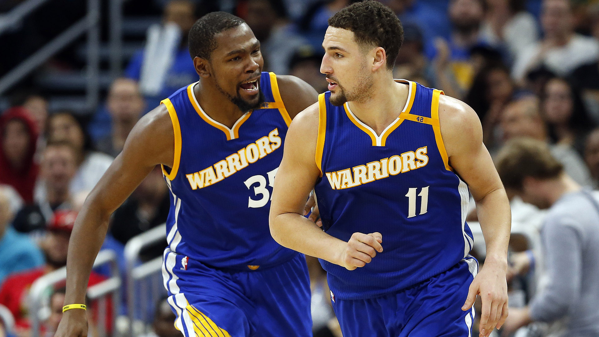 Kevin Durant Klay Thompson Golden State Warriors