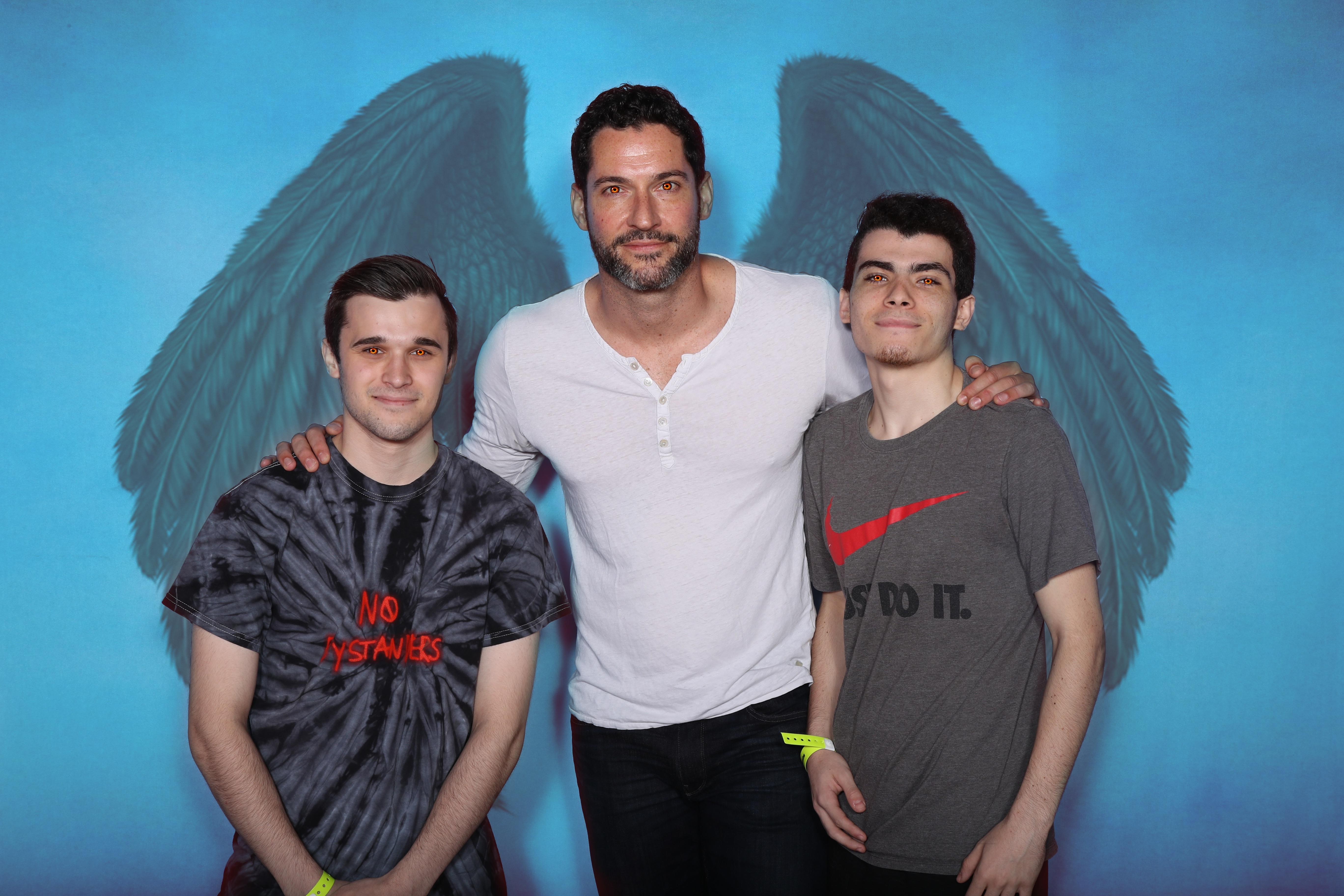 Lucifer with fans