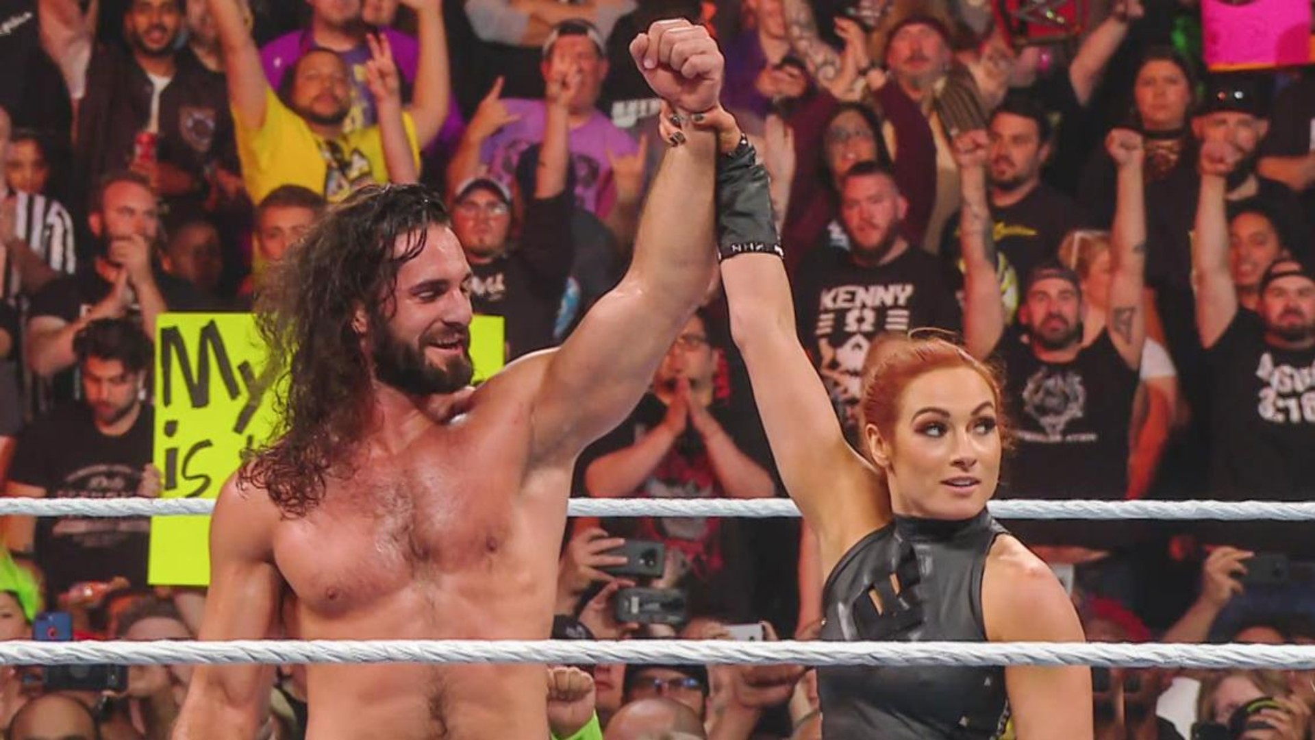 Seth Rollins Becky Lynch WWE Monday RAW
