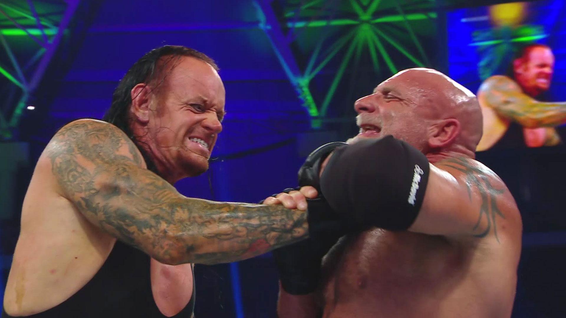 Undertaker vs goldeberg WWE Super Showdown