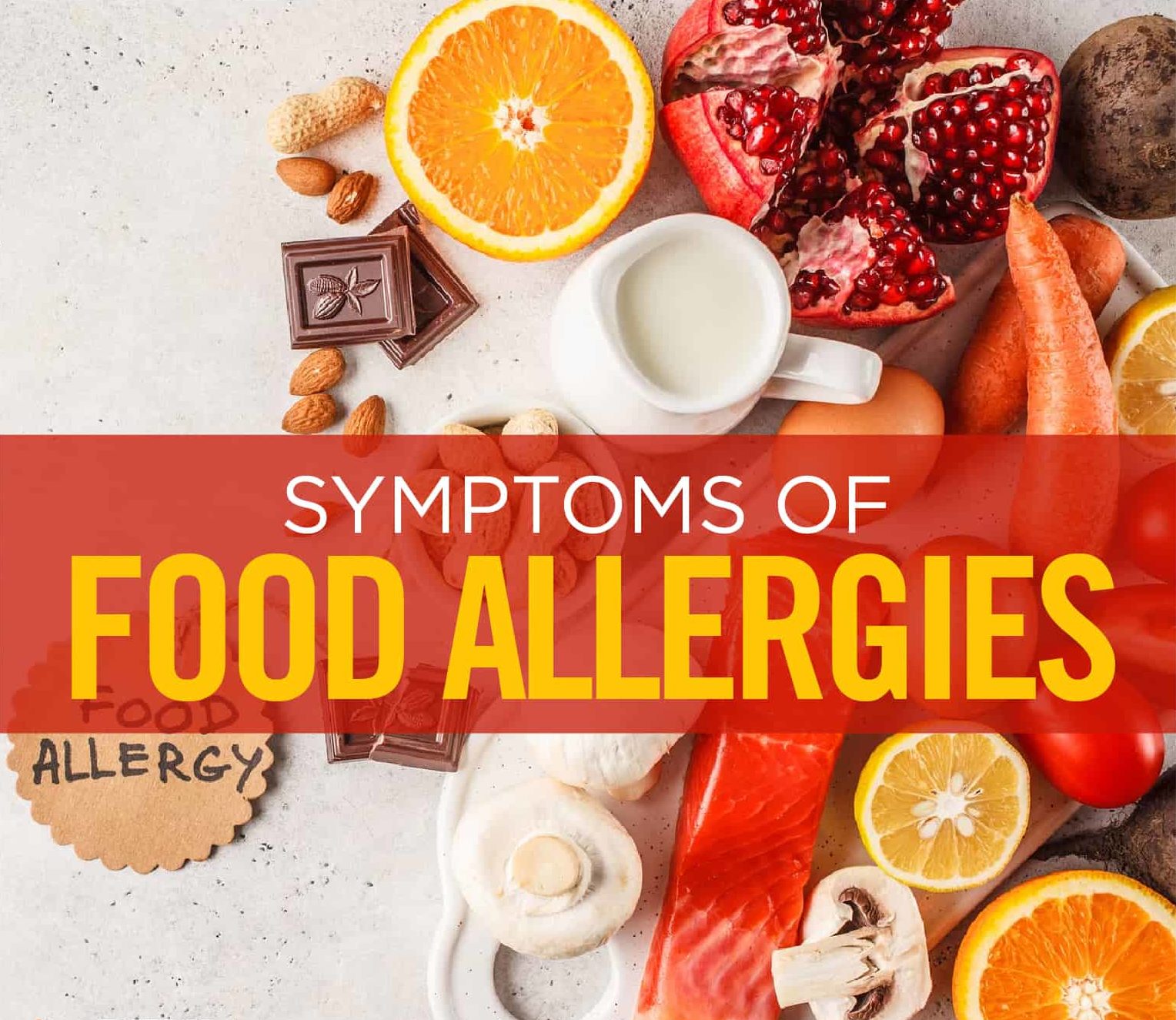 signs that you're suffering from a food allergy