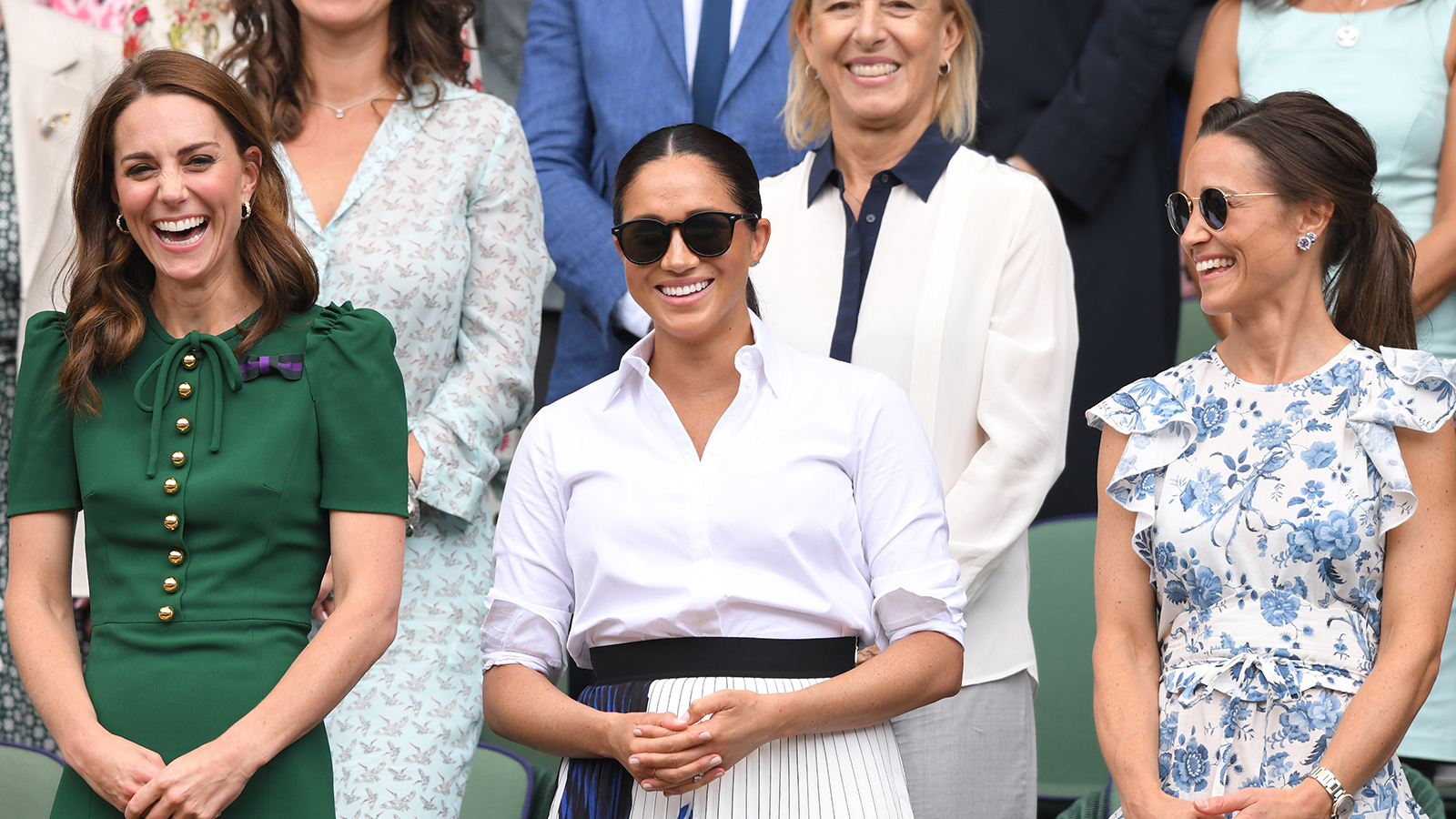 Kate Middleton, Meghan Markle and Pippa Middleton at Wimbledon
