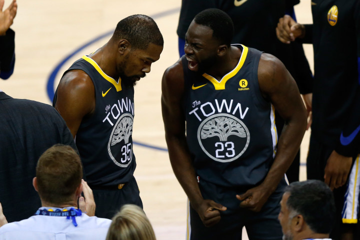 Kevin Durant and Draymond Green Golden State Warriors