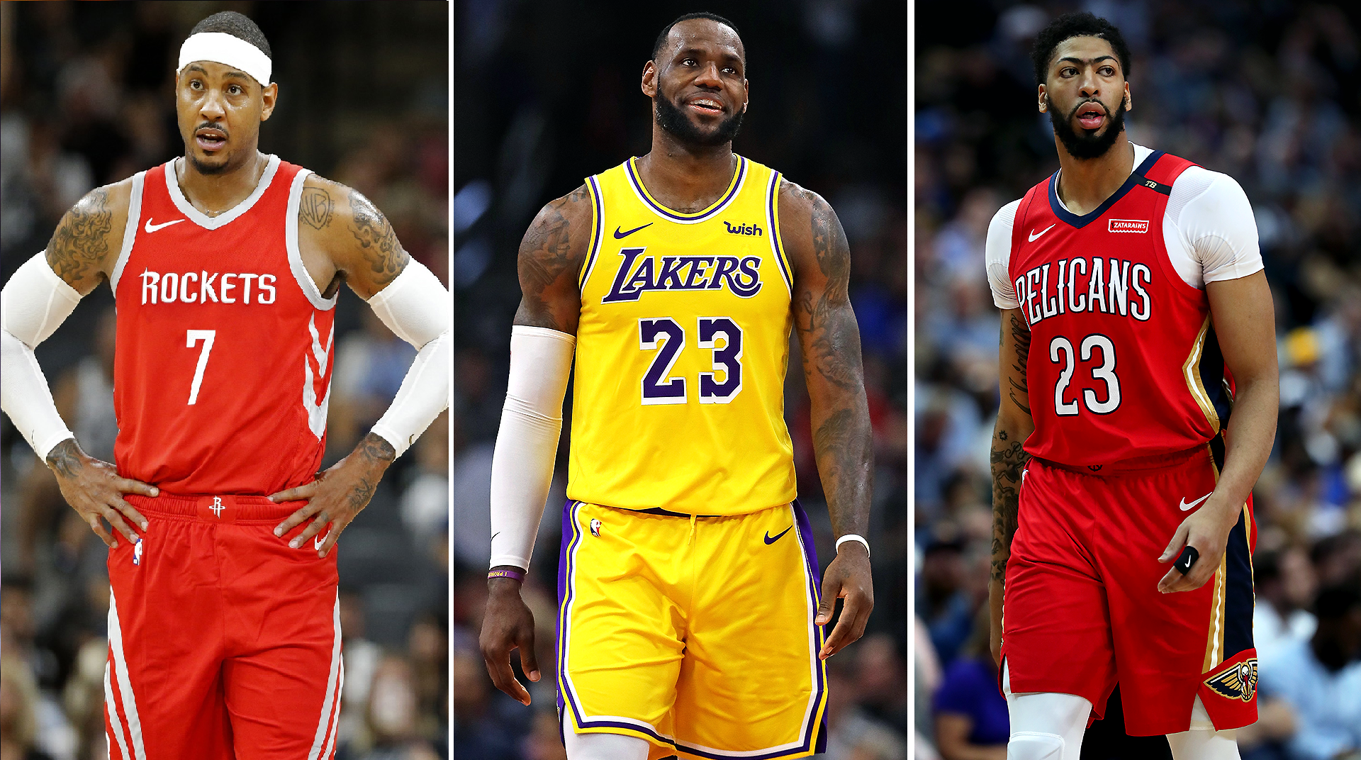 Lakers Trio Carmelo Anthony NBA trade