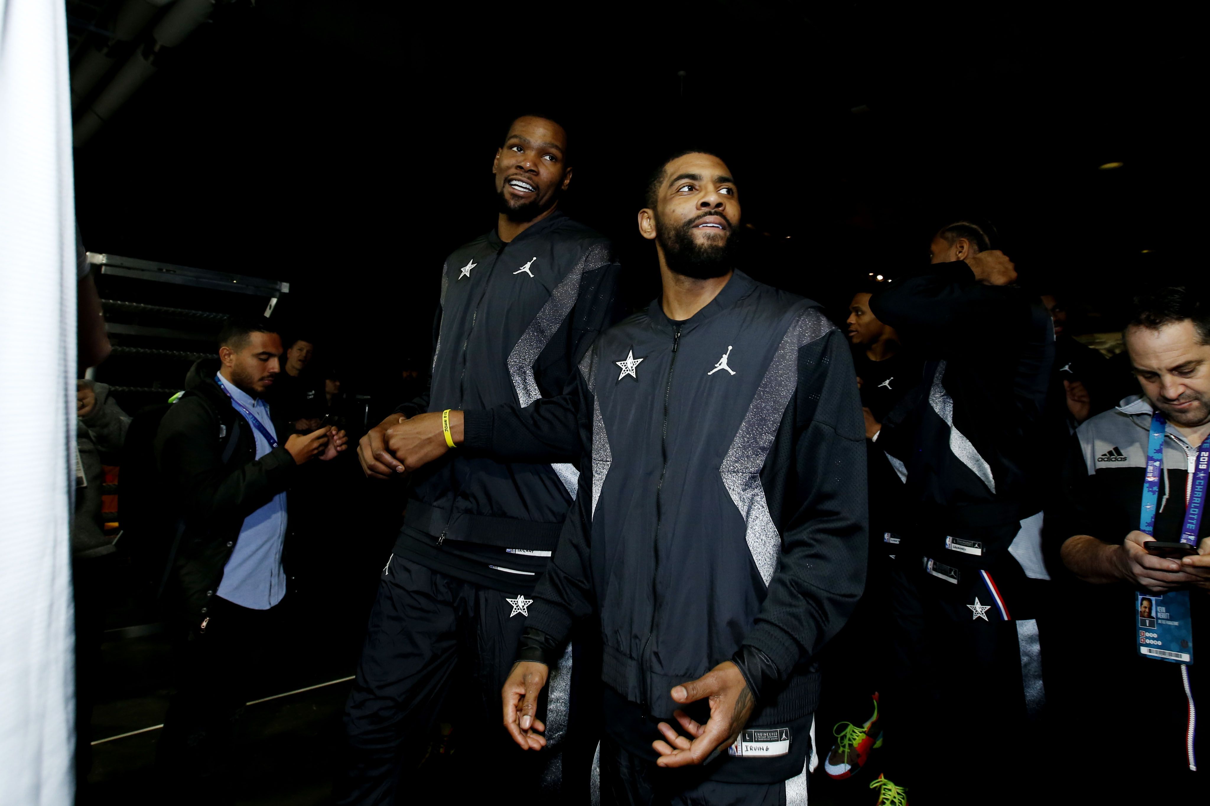 NBA Golden State Warriors Kevin Durant New York Knicks trade deal Irving