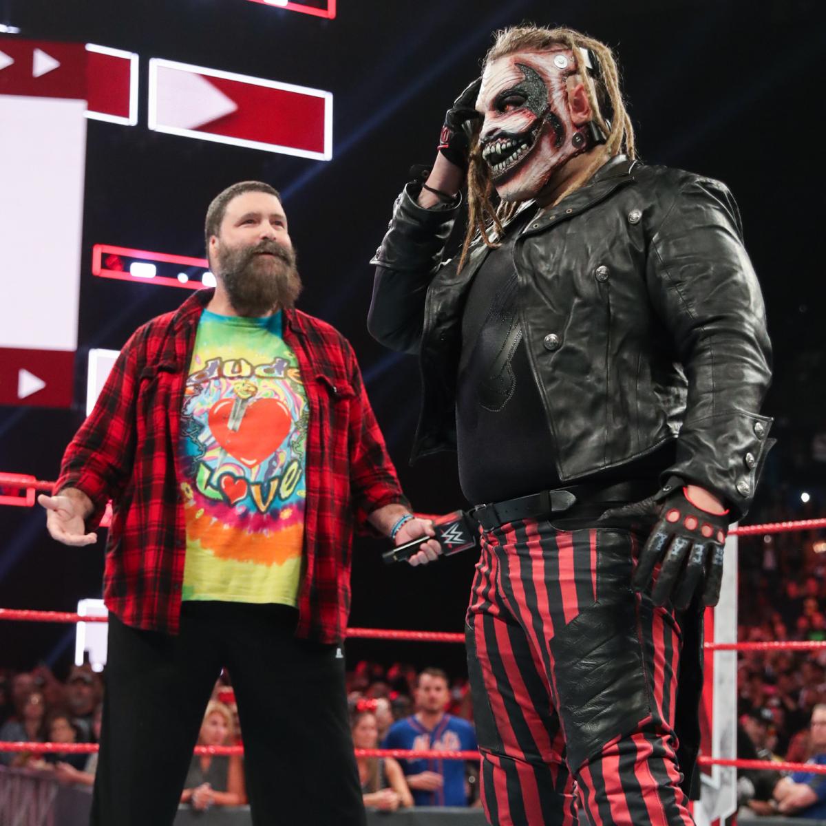 WWE Raw Reunion Bray Wyatt Mic Foley