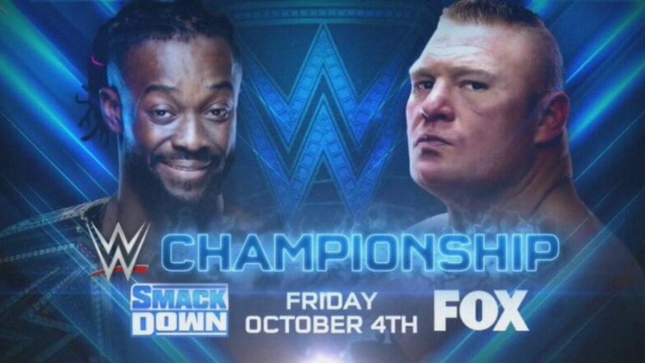 Brock Lesnar vs Kofi Kingston SmackDown on Fox
