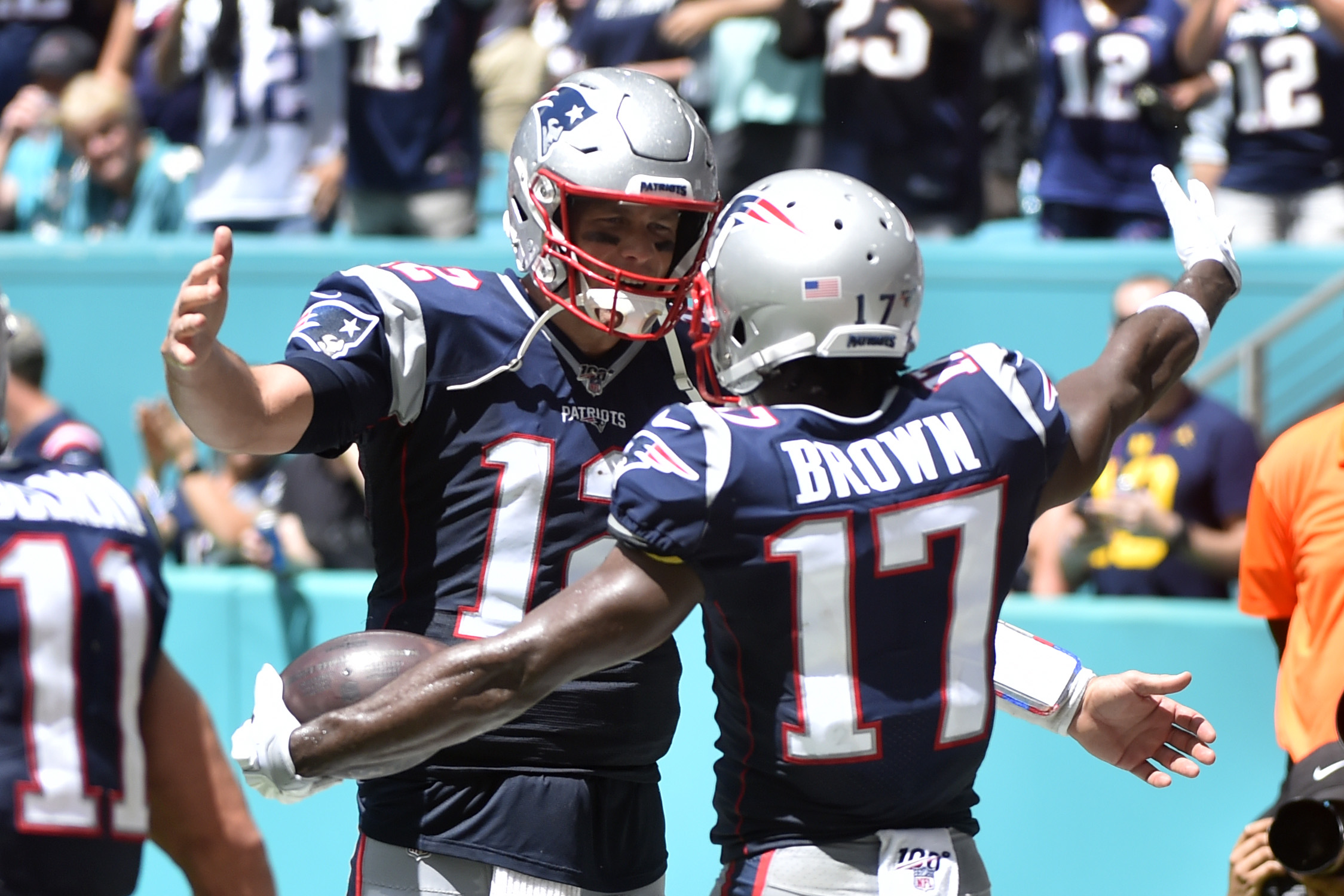 Tom Brady and Antonio Brown were a perfect pair