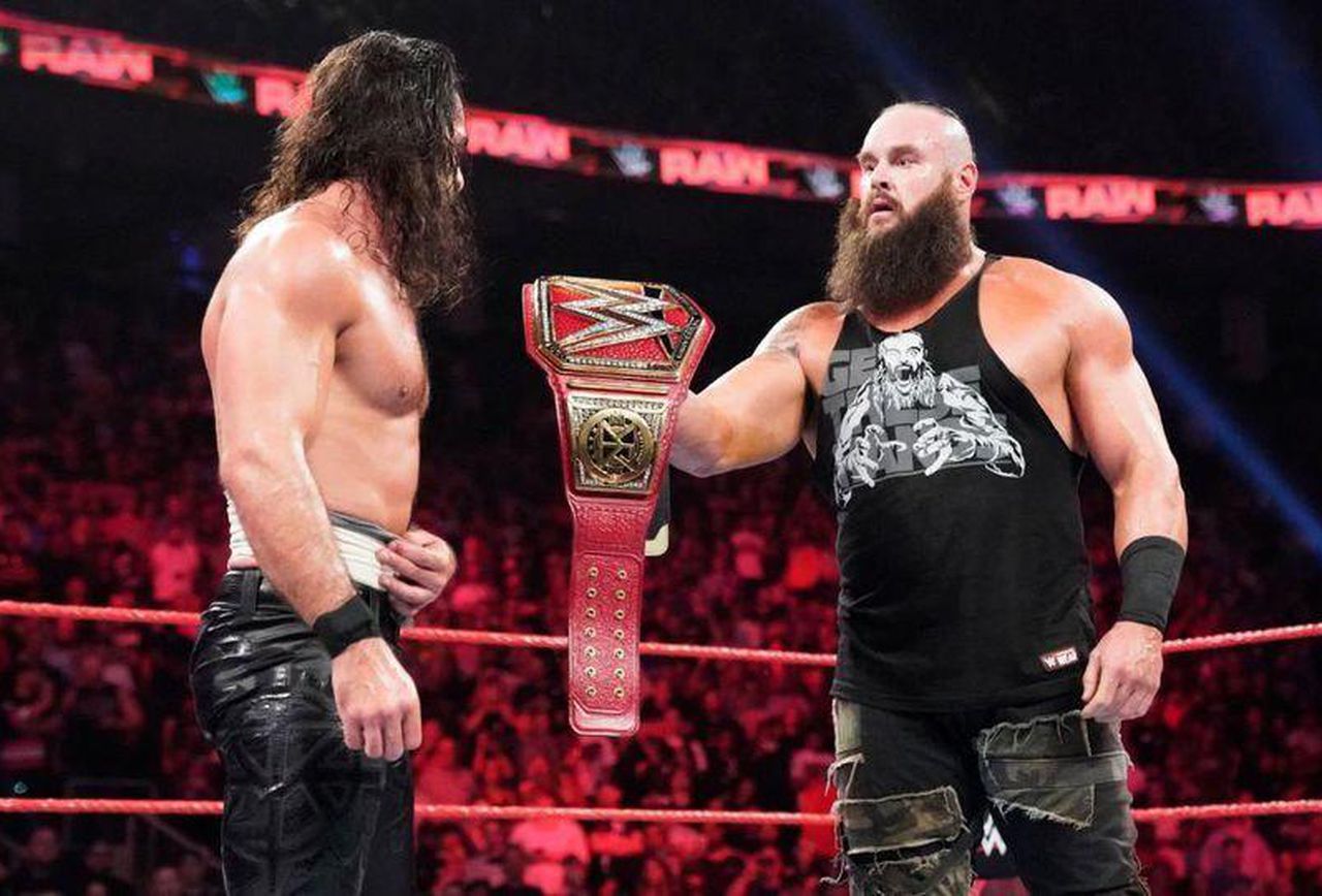 WWE clash of champions 2019 braun strowman seth rollins