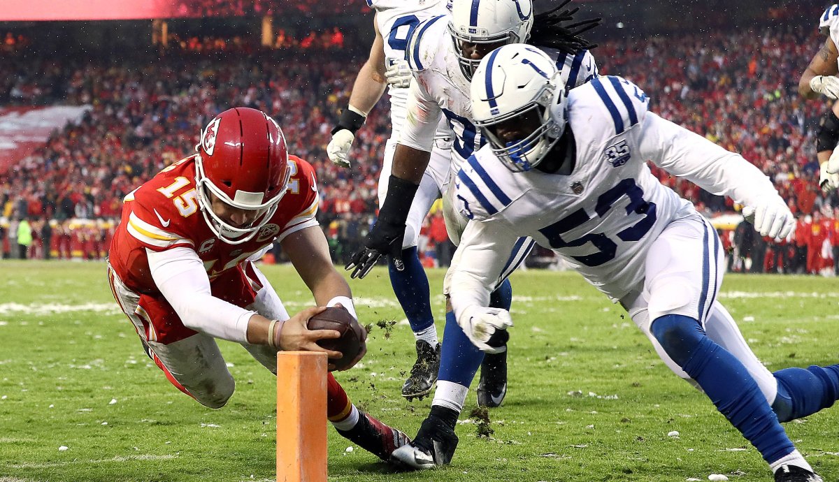 Chiefs vs Colts Over the Previous NFL Seasons