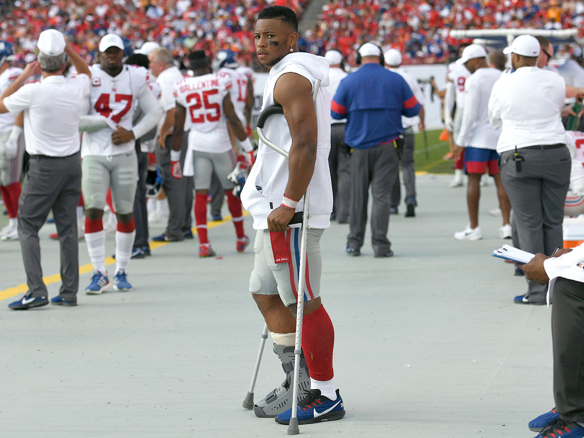 Giants have a lot of Injured Players