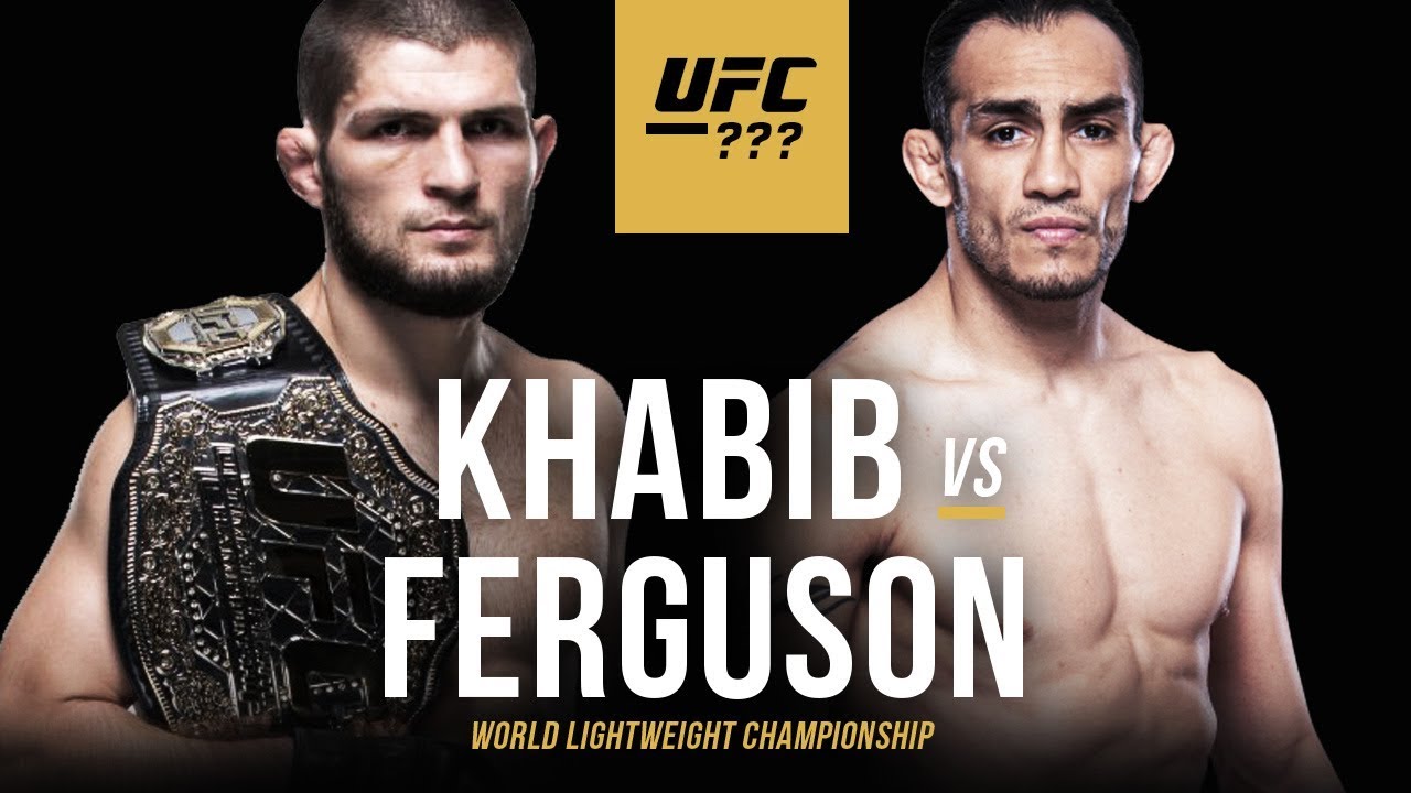 Tony Ferguson vs Khabib Nurmagomedov UFC