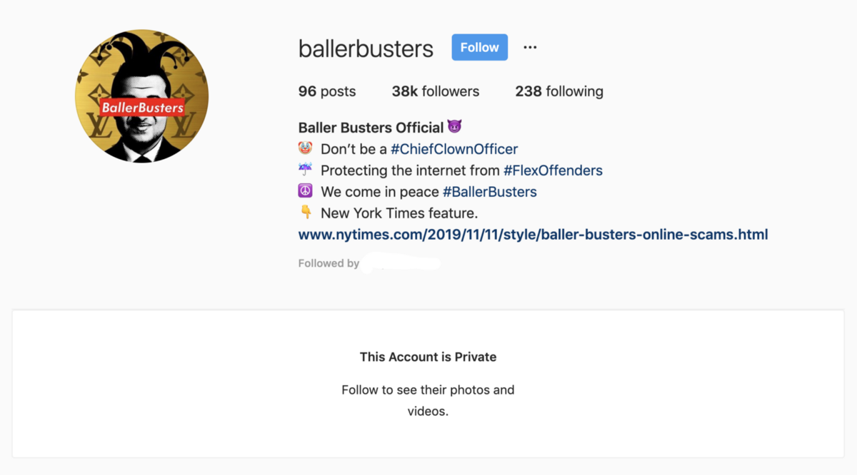 Instagram Fake RIch Accounts BallerBusters