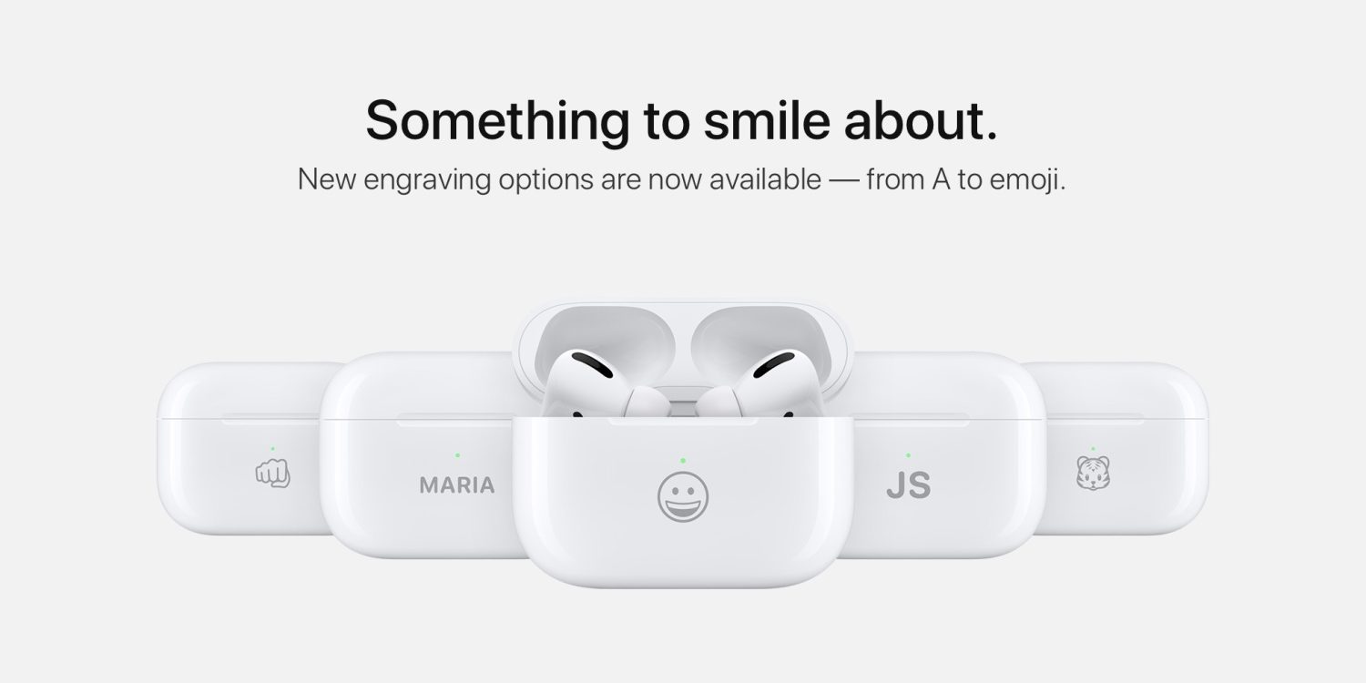 AirPods Pro Free Engraving on Charging Cases