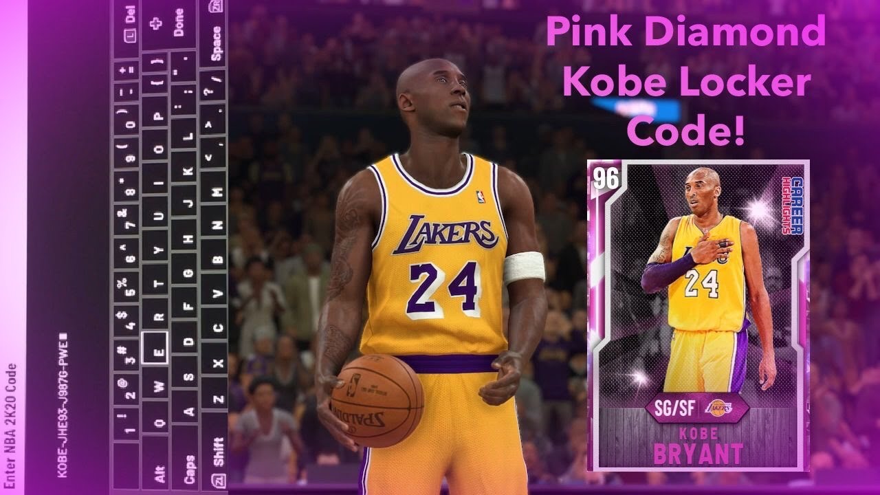 Kobe Bryant Pink Diamond Card Tribute in NBA 2K20